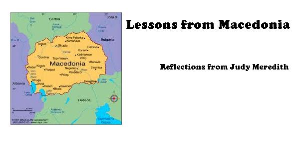 Lessons from Macedonia