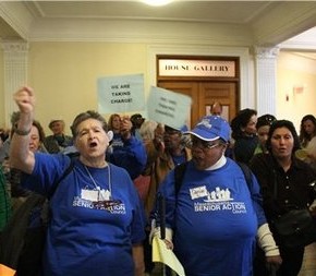 Senior Citizens Disrupt Massachusetts Legislative Session